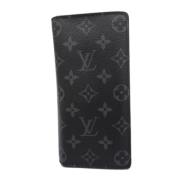 Pre-owned Fabric wallets Louis Vuitton Vintage , Black , Heren