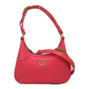 Pre-owned Leather gucci-bags Gucci Vintage , Pink , Dames