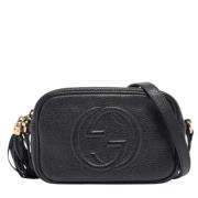 Pre-owned Leather gucci-bags Gucci Vintage , Black , Dames