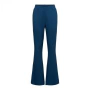 Blauwe Flare Broek met Zakken &Co Woman , Blue , Dames