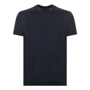 Logo T-shirt in donkerblauw Emporio Armani , Black , Heren