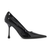 Lakleren pumps met druppelhak Jimmy Choo , Black , Dames