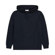 Gebreide hoodie donkere nacht Closed , Blue , Heren