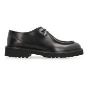 Leren veterschoenen Doucal's , Black , Heren