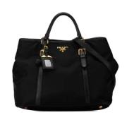 Pre-owned Leather prada-bags Prada Vintage , Black , Dames