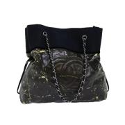 Pre-owned Nylon chanel-bags Chanel Vintage , Black , Dames