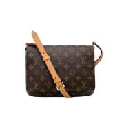 Pre-owned Leather louis-vuitton-bags Louis Vuitton Vintage , Brown , D...