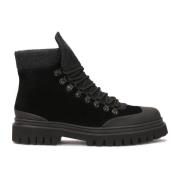 Suède veterschoenen Kazar , Black , Heren