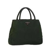 Pre-owned Nylon handbags Prada Vintage , Green , Dames