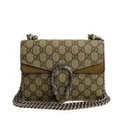 Pre-owned Leather gucci-bags Gucci Vintage , Brown , Dames