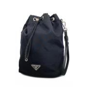 Pre-owned Nylon prada-bags Prada Vintage , Black , Dames