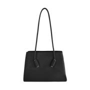 Zwart Vegan Stof Leila Stijl THEMOIRè , Black , Dames