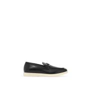 Gancini Casual Loafers met leren constructie Salvatore Ferragamo , Bla...