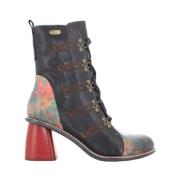 Dames Enkellaarsjes Zwart Laura Vita , Multicolor , Dames