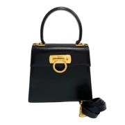 Pre-owned Leather handbags Salvatore Ferragamo Pre-owned , Black , Dam...