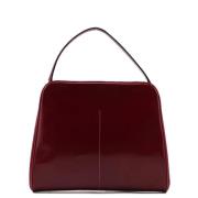 Pre-owned Leather handbags Prada Vintage , Red , Dames