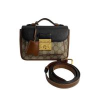 Pre-owned Leather gucci-bags Gucci Vintage , Brown , Dames