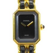 Pre-owned Metal watches Chanel Vintage , Black , Dames