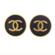 Pre-owned Metal chanel-jewelry Chanel Vintage , Yellow , Dames