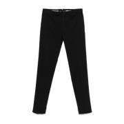 Zwarte Slim Fit Stretch Broek Incotex , Black , Heren