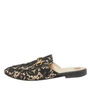 Pre-owned Lace flats Gucci Vintage , Black , Dames