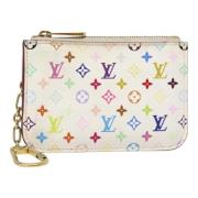 Pre-owned Canvas wallets Louis Vuitton Vintage , White , Dames