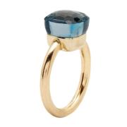 Pre-owned Yellow Gold rings Pomellato Pre-owned , Blue , Dames