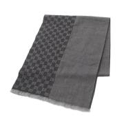 Pre-owned Wool scarves Gucci Vintage , Gray , Dames