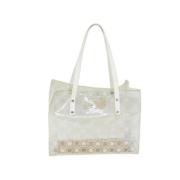 Pre-owned Vinyl shoulder-bags Salvatore Ferragamo Pre-owned , White , ...