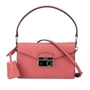 Pre-owned Leather handbags Prada Vintage , Pink , Dames