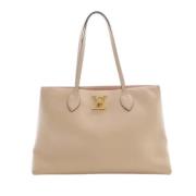 Pre-owned Leather louis-vuitton-bags Louis Vuitton Vintage , Beige , D...