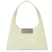 Pre-owned Leather shoulder-bags Salvatore Ferragamo Pre-owned , White ...