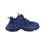 Pre-owned Polyester sneakers Balenciaga Vintage , Blue , Dames