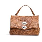 Bruine Schoudertas Carpinese Stijl Zanellato , Brown , Dames