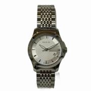 Pre-owned Stainless Steel watches Gucci Vintage , Gray , Dames