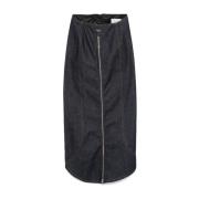 Denim Rok met Tweewegrits Coperni , Blue , Dames