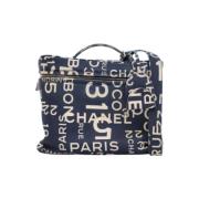 Pre-owned Canvas chanel-bags Chanel Vintage , Blue , Dames