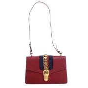 Pre-owned Leather gucci-bags Gucci Vintage , Red , Dames