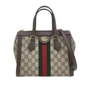 Pre-owned Canvas gucci-bags Gucci Vintage , Brown , Dames