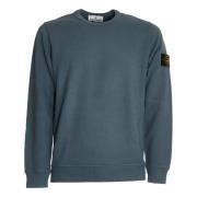 Suikerpapier Fleece Sweatshirt Aw24 Stone Island , Blue , Heren