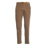 Khaki Chino Broek voor Mannen White Sand , Brown , Heren