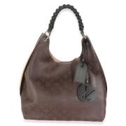 Pre-owned Leather handbags Louis Vuitton Vintage , Brown , Dames