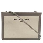 Pre-owned Canvas balenciaga-bags Balenciaga Vintage , Beige , Dames