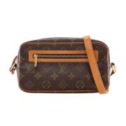 Pre-owned Canvas louis-vuitton-bags Louis Vuitton Vintage , Brown , Da...