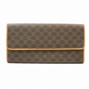 Pre-owned Leather wallets Celine Vintage , Brown , Unisex