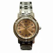 Pre-owned Stainless Steel watches Hermès Vintage , Pink , Dames