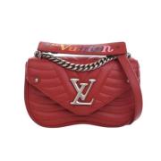 Pre-owned Leather louis-vuitton-bags Louis Vuitton Vintage , Red , Dam...