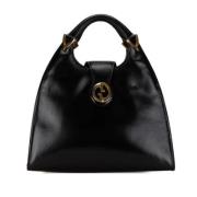 Pre-owned Leather handbags Gucci Vintage , Black , Dames