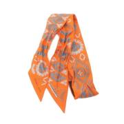 Pre-owned Silk scarves Hermès Vintage , Multicolor , Dames