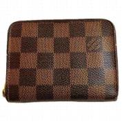 Pre-owned Fabric wallets Louis Vuitton Vintage , Brown , Heren